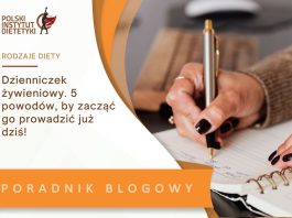 dzienniczek żywieniowy 5 powodów by zacząć prowadzić go już dziś