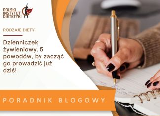 dzienniczek żywieniowy 5 powodów by zacząć prowadzić go już dziś