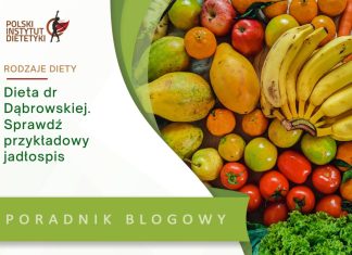 dieta dr dąbrowskiej sprawdź przykładowy jadłospis