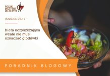 dieta oczyszczająca wcale nie musi oznaczać głodówki