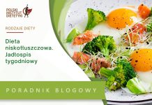 Dieta niskotłuszczowa. Jadłospis tygodniowy Dieta niskotłuszczowa. Przykładowy jadłospis