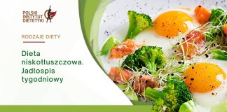Dieta niskotłuszczowa. Przykładowy jadłospis