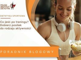 co jeść po treningu